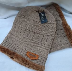 Beanie Hat Scarf Set Warm For Men,Women❄️🥶